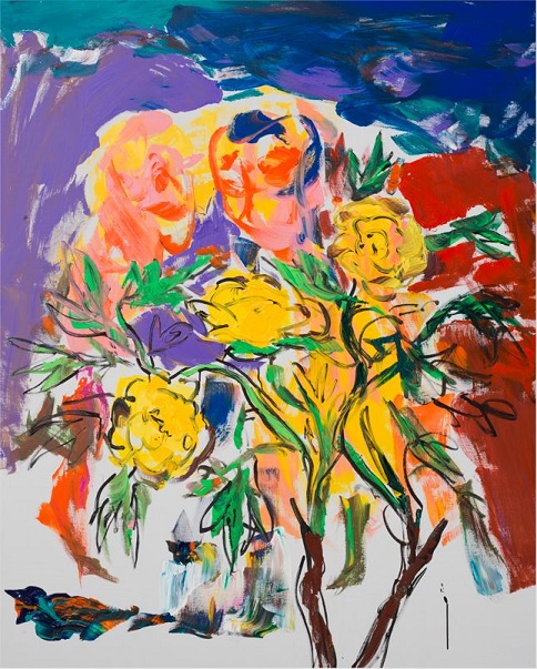 [2022] Untitled, Acrylic Ink on canvas, 162x130cm